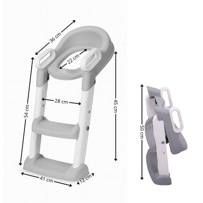 Bathby | Adaptador Wc Infantil Con Escalera | Plegable | Altura Ajustable | Cojín De Pvc | Antideslizante_2