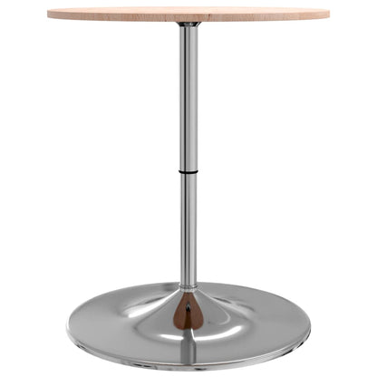 Mesa Alta De Madera Maciza Roble Ø60x89,5 Cm_4