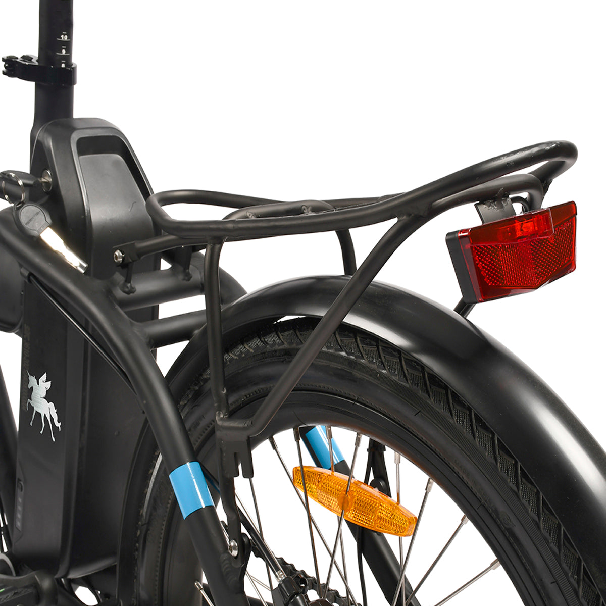 Sirio 250w 36v 10ah (360wh) Bicicleta Eléctrica De Paseo Plegable - Rueda 20 X 1.95 Color Blanco_3