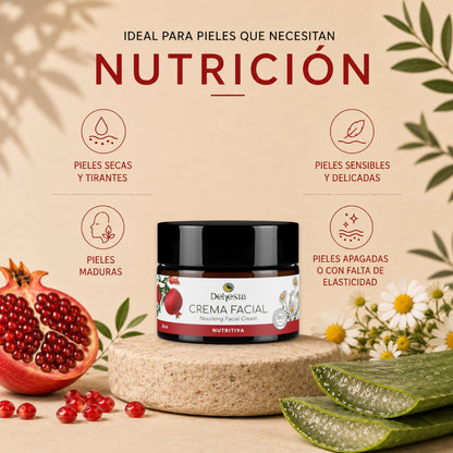 Crema Facial Nutritiva Bio | Piel Seca, Mixta, Madura 50ml_4
