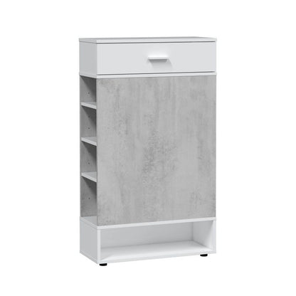 Zapatero 1 Cajón Multiusos Melamina, Blanco, 67 X 119 X 28cm_0