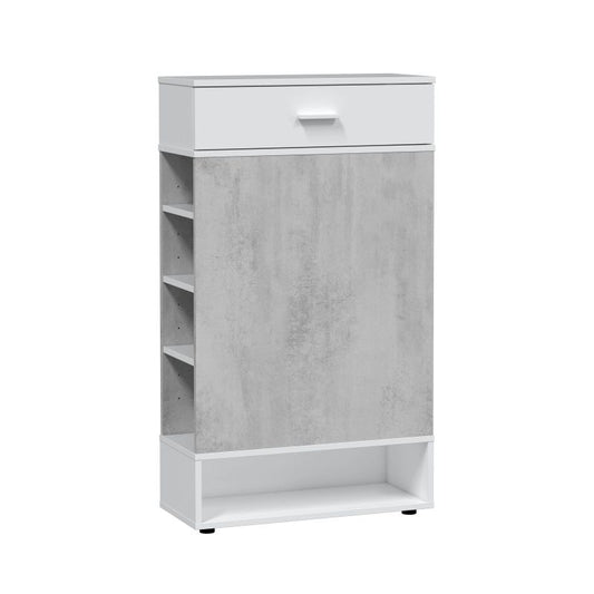 Zapatero 1 Cajón Multiusos Melamina, Blanco, 67 X 119 X 28cm_0