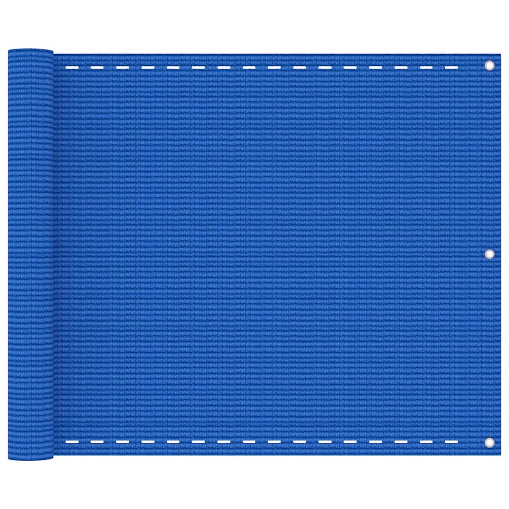 Vidaxl Toldo Para Balcón Hdpe Azul 75x400 Cm_0