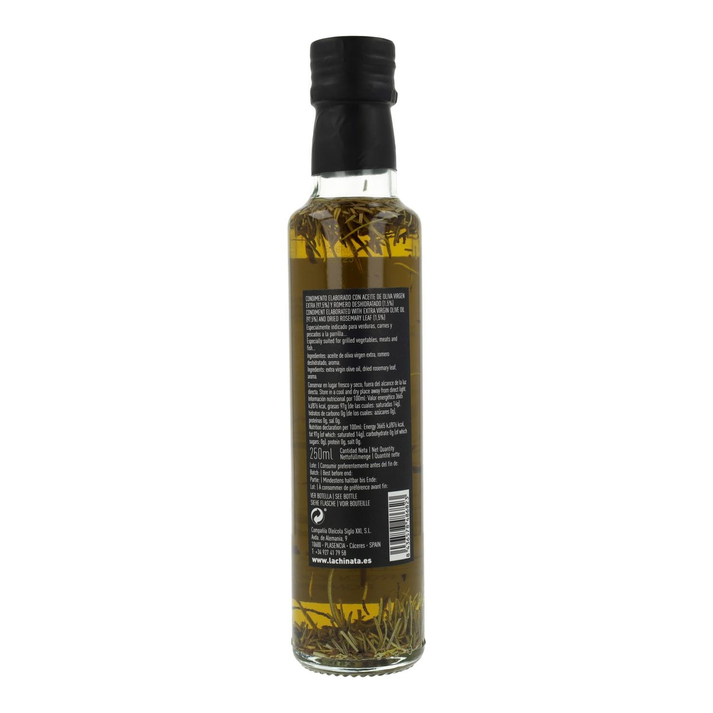 Óleo Temperado de Alecrim La Chinata 250 ml