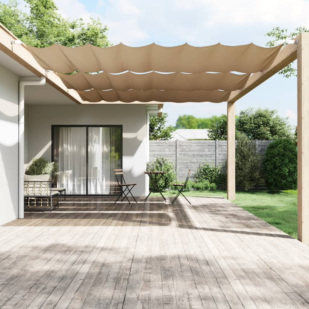 Vidaxl Toldo Vertical Tela Oxford Gris Taupé 200x360 Cm_1