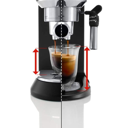 Máquina de café expresso e cappuccino manual Delonghi Dedica Style EC685.BK preta