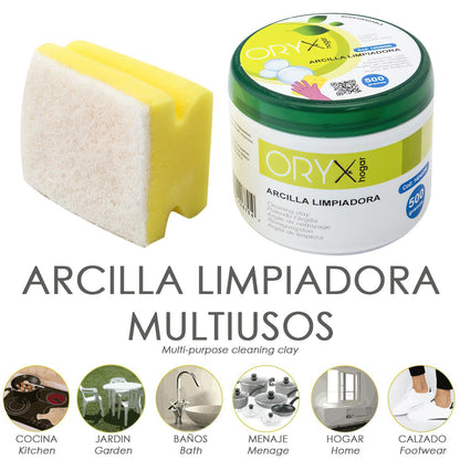 Arcilla Limpiadora Multiusos Tarro 500 Gramos._0