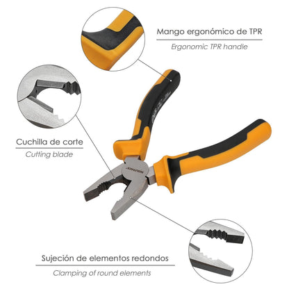 Alicates Universales 150 Mm. Acero Din 5746