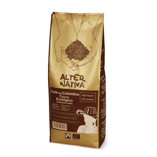 Grãos de café Origem Colômbia Cauca BIO 500g