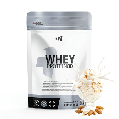 Whey Protein80 - 500g - Nata Almendrada - Aumenta La Masa Muscular - Masmusculo_0