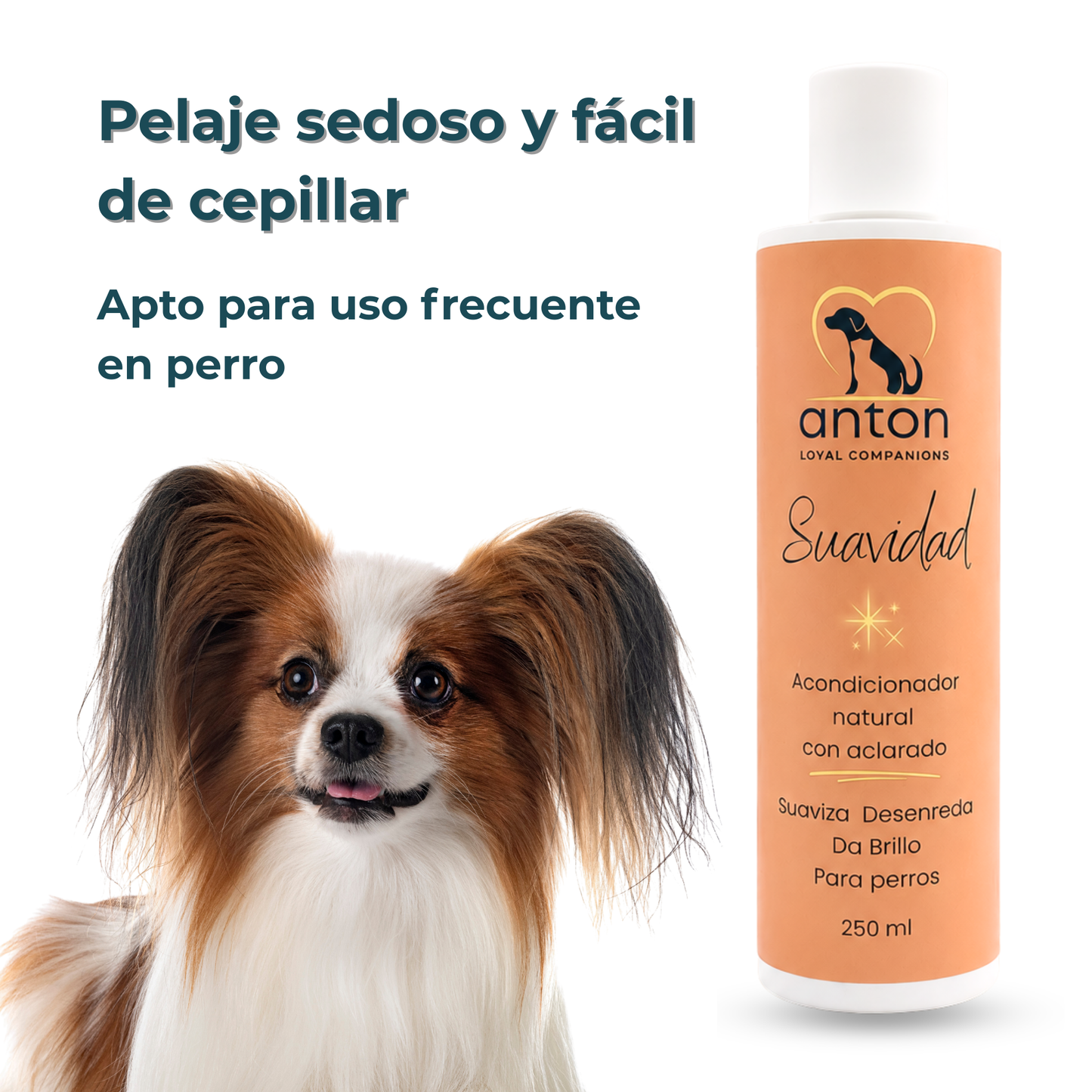 Acondicionador natural para el cuidado del pelaje de perros – Pack 2 x 250 ml_2