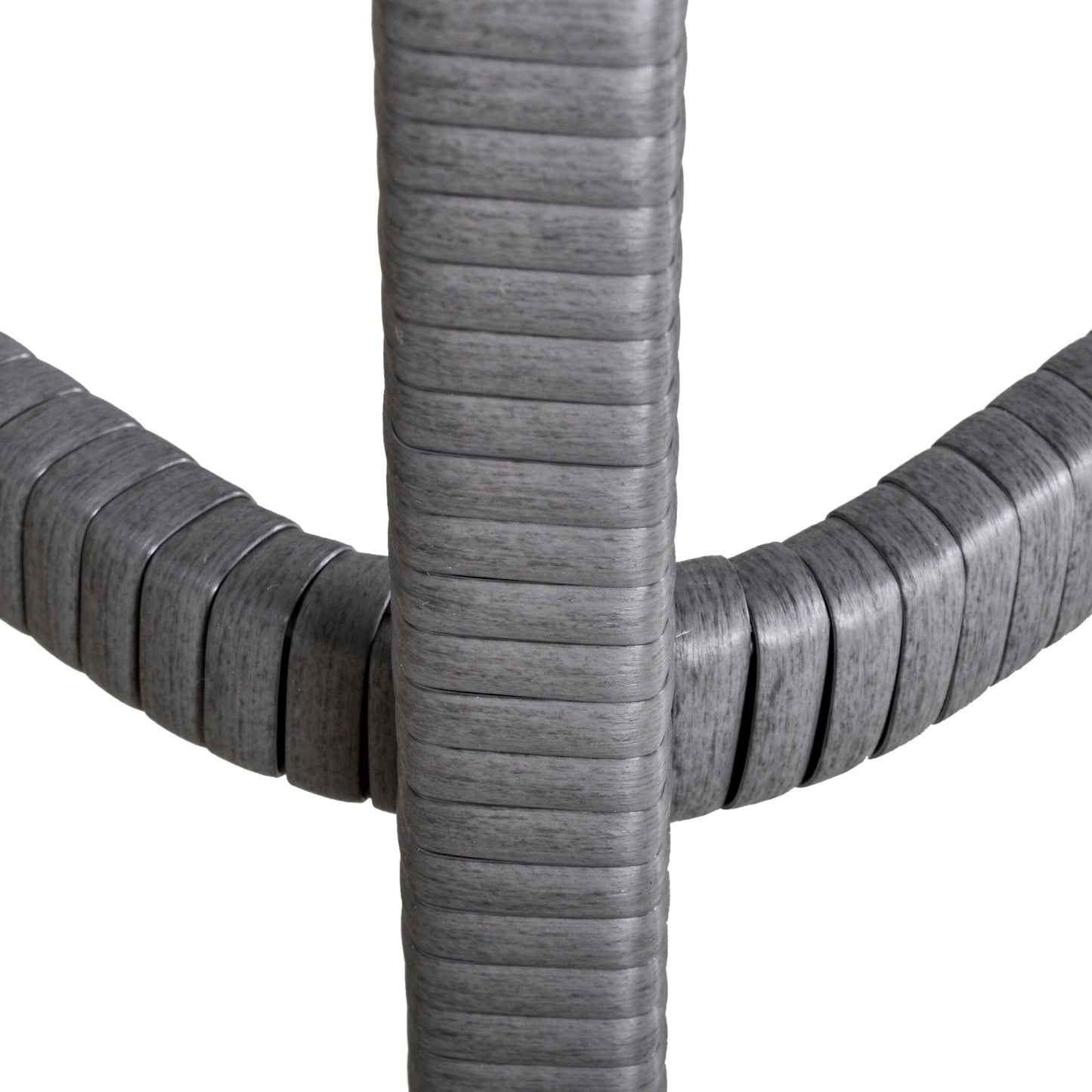 Outsunny Conjunto De Muebles De Ratán Jardín 2 Sillones Y Mesa De Vidrio Gris_3
