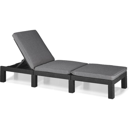 ESPREGUIÇADEIRA DAYTONA DELUXE 195 x 65 x 25 cm - Várias cores