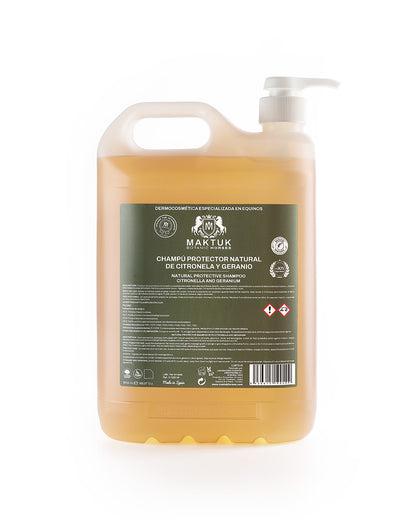 Champú Protector Natural De Citronela Y Geranio 5000 Ml Maktuk Horses_2