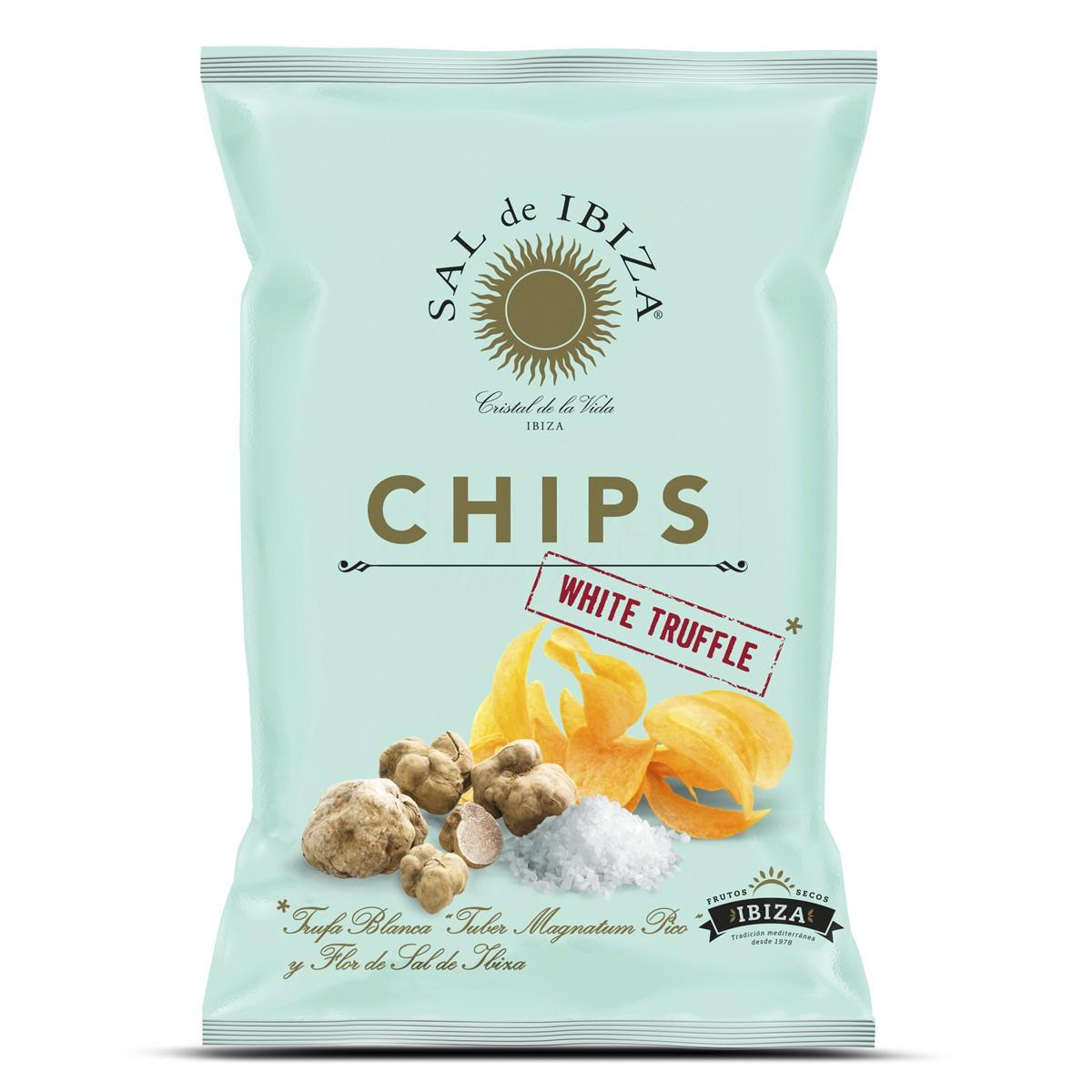 Chips de Batata com Trufa Branca e Sal de Ibiza 125 g