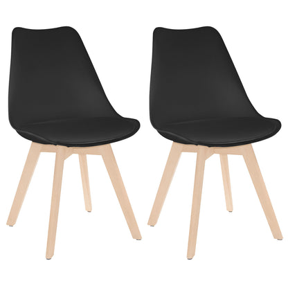 Pack 2 Sillas De Comedor Estilo Nórdico Daria 83x55x48cm Thinia Home_0