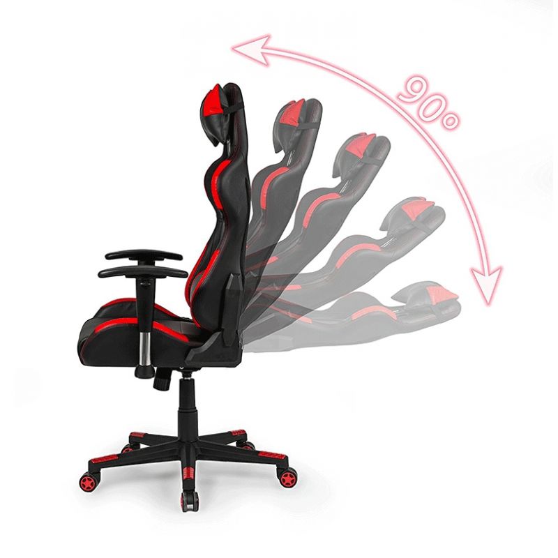 Silla Gaming Silverstone Símil, Negro, 67 X 124 X 68_2