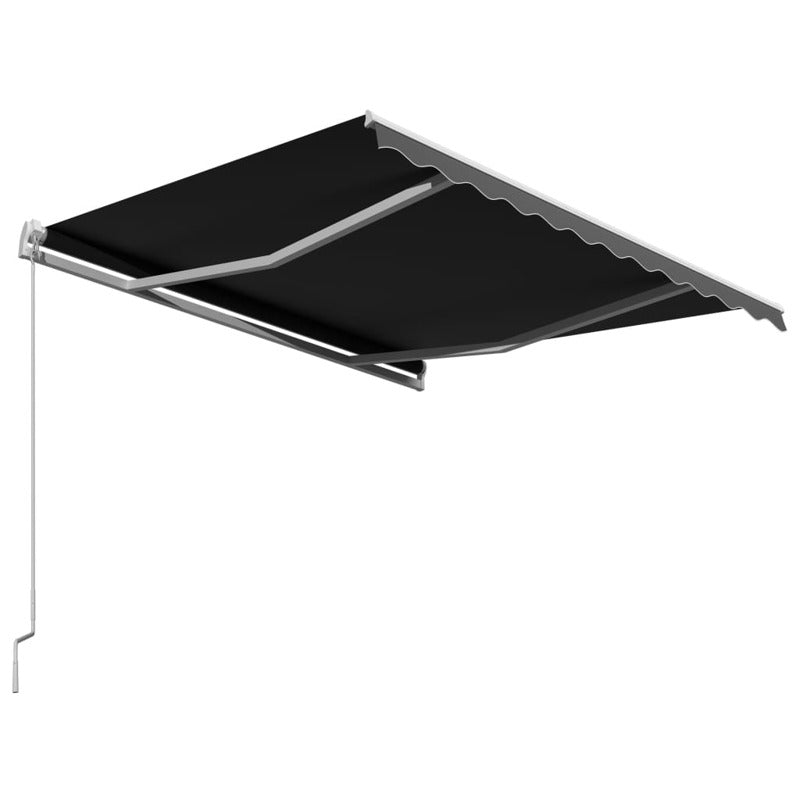 Vidaxl Toldo Retráctil Manual Gris Antracita 350x250 Cm_3