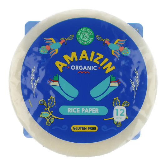 Rolinhos de papel de arroz Amaizin, 12 rolos