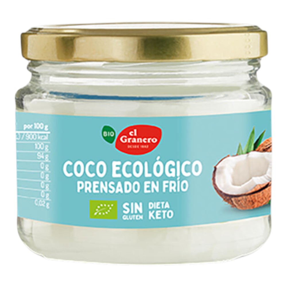 Aceite De Coco Virgen Extra Prensado En Frío Bio 200 Ml_0