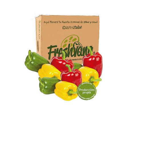 Caja De Pimientos California Mix Ecológico Freshvana 3 Kg_0