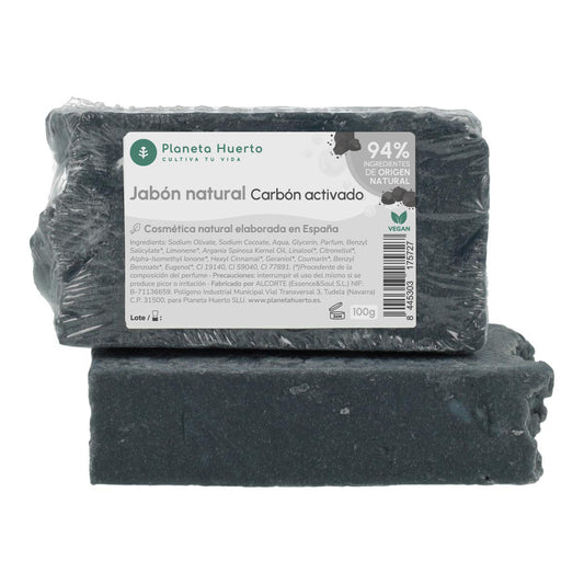 Sabonete natural à base de azeite e carvão ativado 100 g