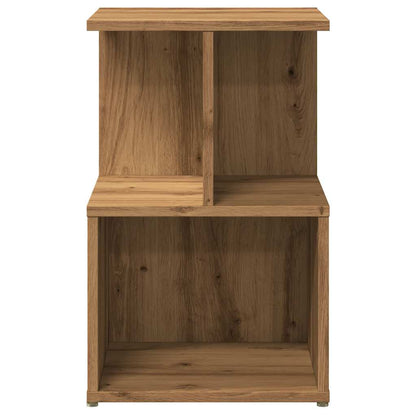 Mesitas De Noche 2 Uds Madera Roble Artisan 35x35x55 Cm_3