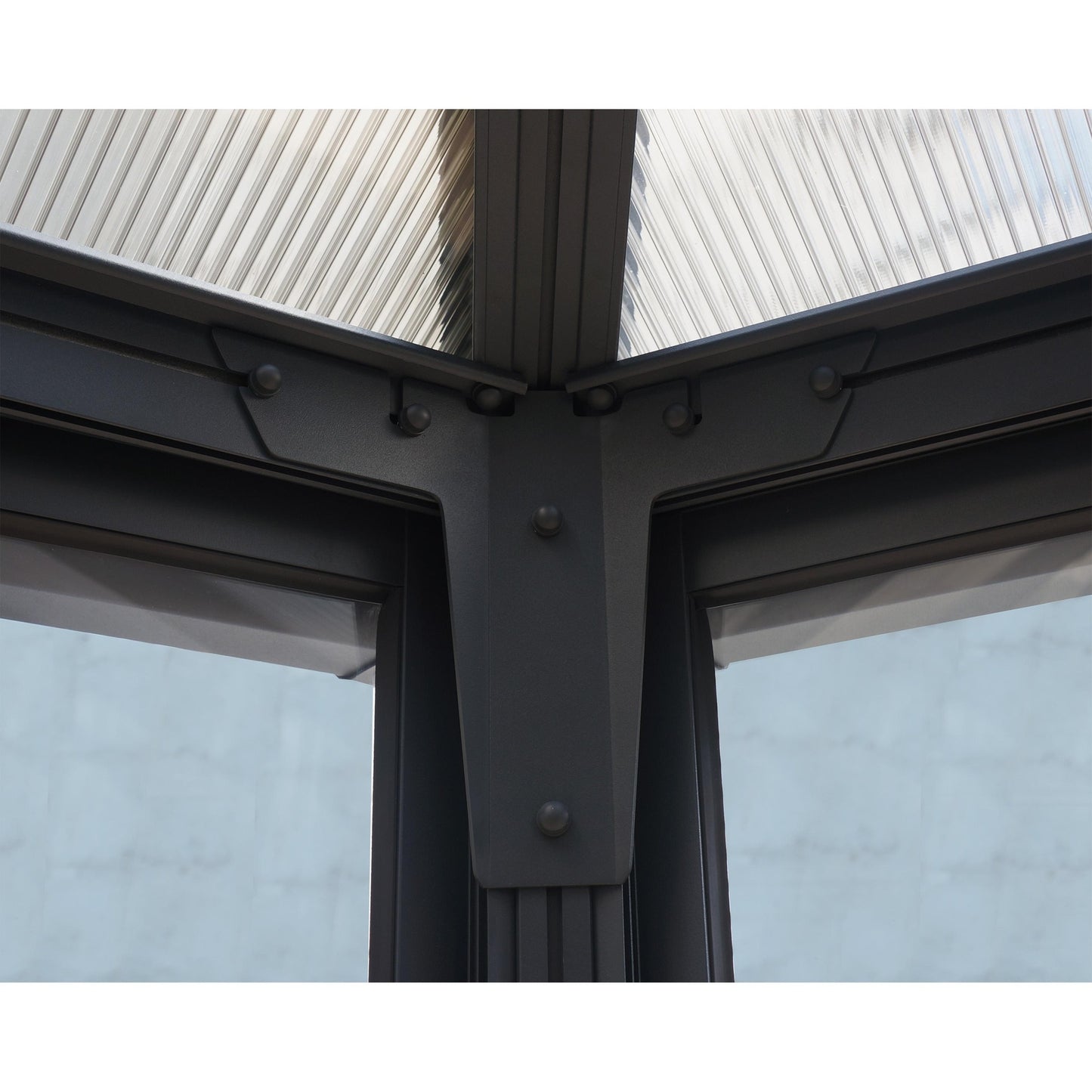 Gazebo hexagonal fechado Garda 