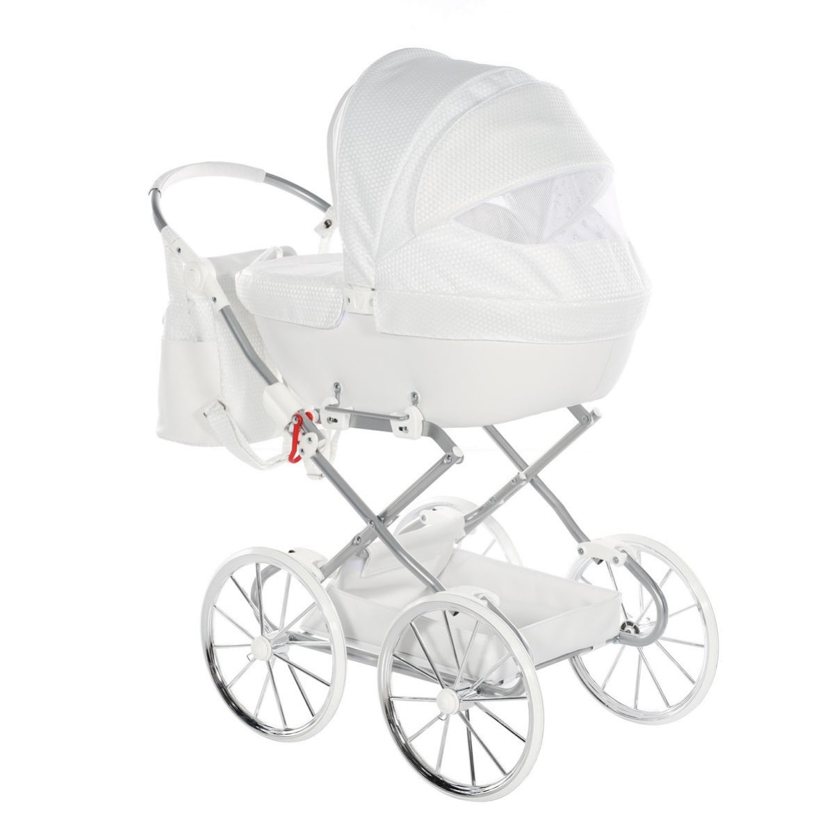 Carro De Muñecas Dolce Classic_white-silver_2