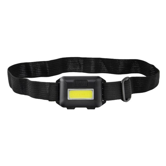 Linterna Led Frontal Cabeza Ajustable 120 Lumenes, 3 Modos, Cinta Ajustable, 3 Baterias Aaa Incluidas_0