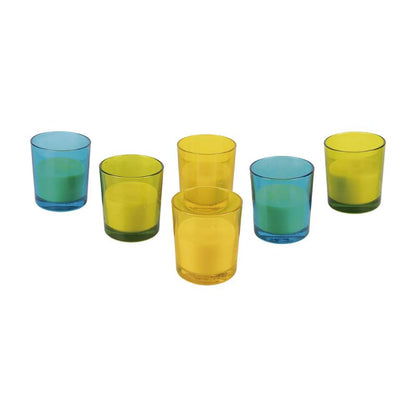 Vela Aromática De Citronela Vaso Decorado 200 G Caja 6 Unid._0
