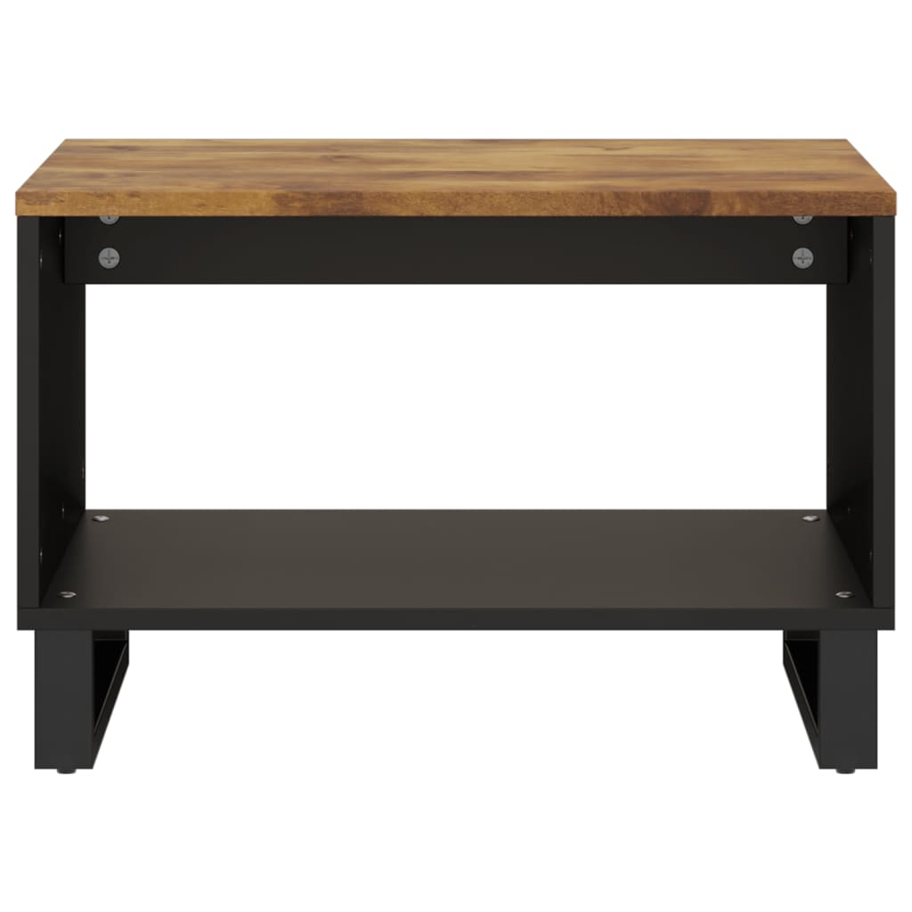 Mesa De Centro De Madera Maciza Mango 60x50x40 Cm_1