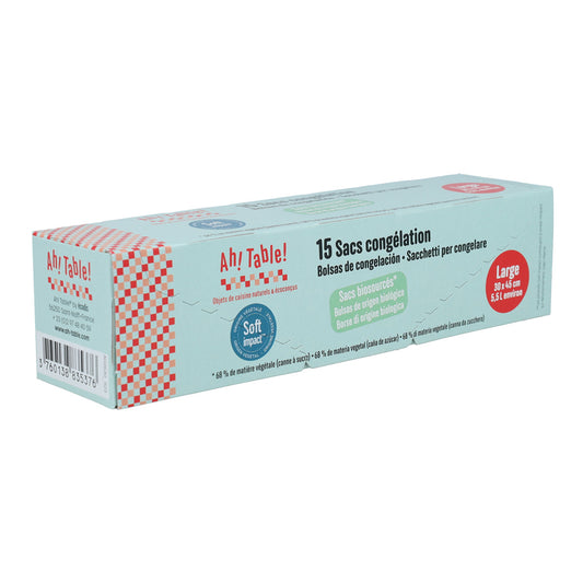 Sacos para congelador/latas 30 x 45 mm, Ecodis, 15 unid.