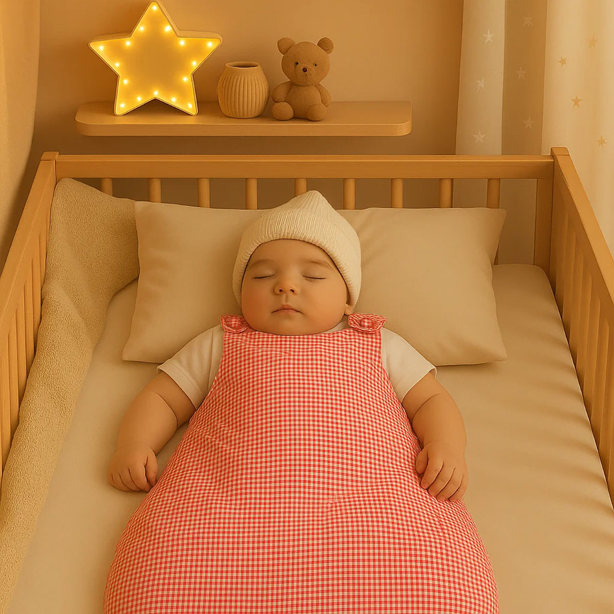 Saco De Dormir De Invierno De Algodón Orgánico Vichy_4