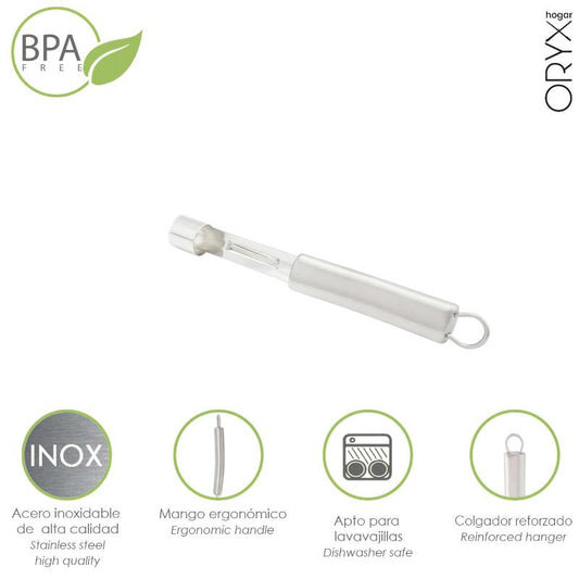 Descorazonador Manzanas / Frutas Acero Inoxidable 2 X 19,5 (alt.) Cm._0