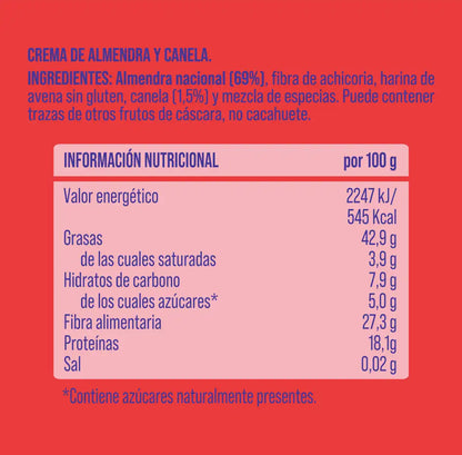 Pack crema de almendra 4 uds The Nut Club 800g_1