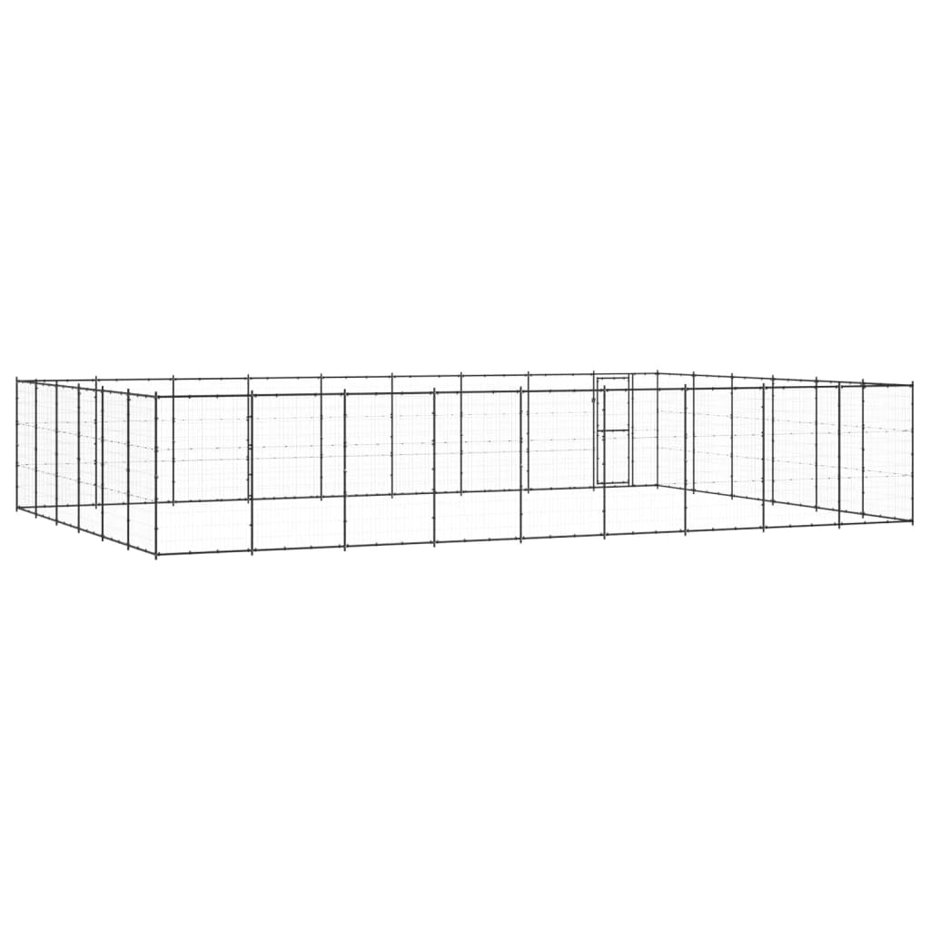 Vidaxl Perrera De Exterior De Acero 65,34 M²_3