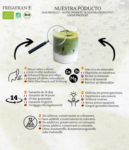 Matcha Latte Ecológico En Polvo | Calidad | Frisafran 100 G_4