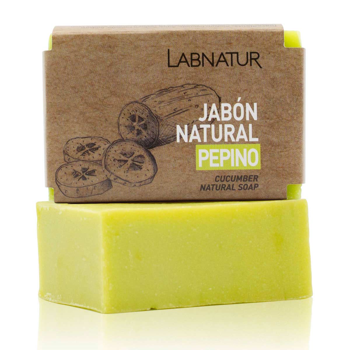 Jabón Natural Pepino Labnatur 100 g | Refrescante | Hidratación Ligera | Piel Suave_0