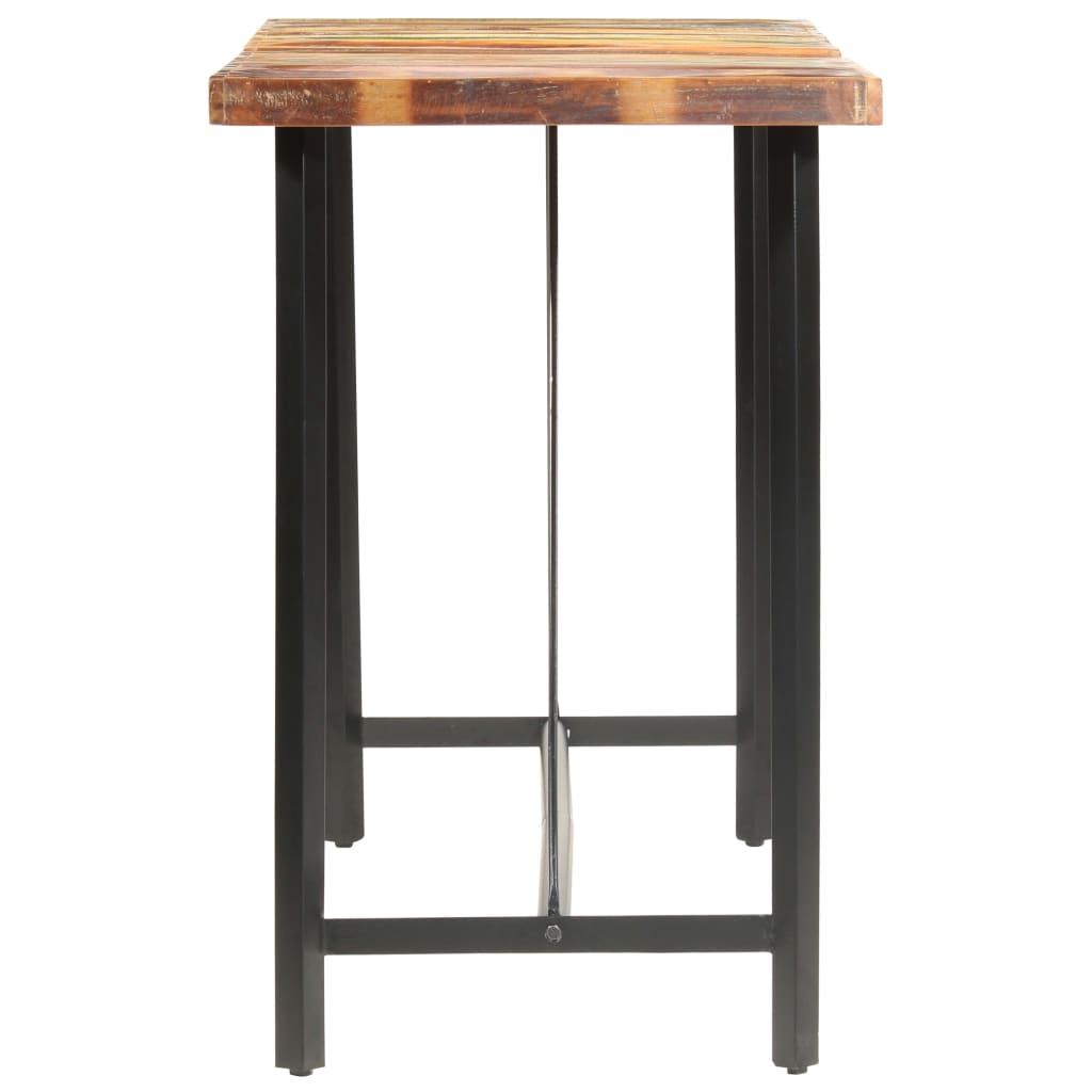 Mesa Alta De Cocina De Madera Maciza Reciclada 180x70x107 Cm_1
