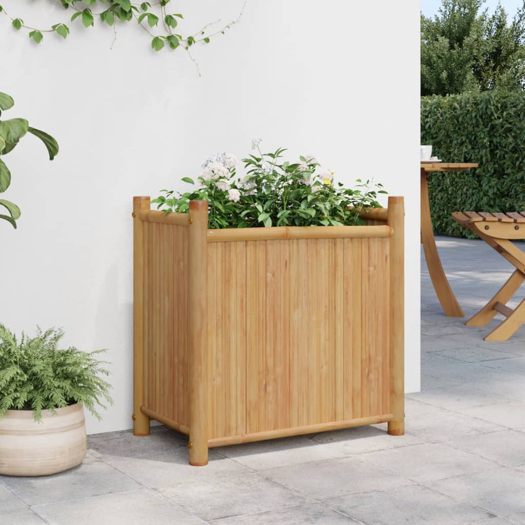 Jardinera De Bambú 50x30x50 Cm_2