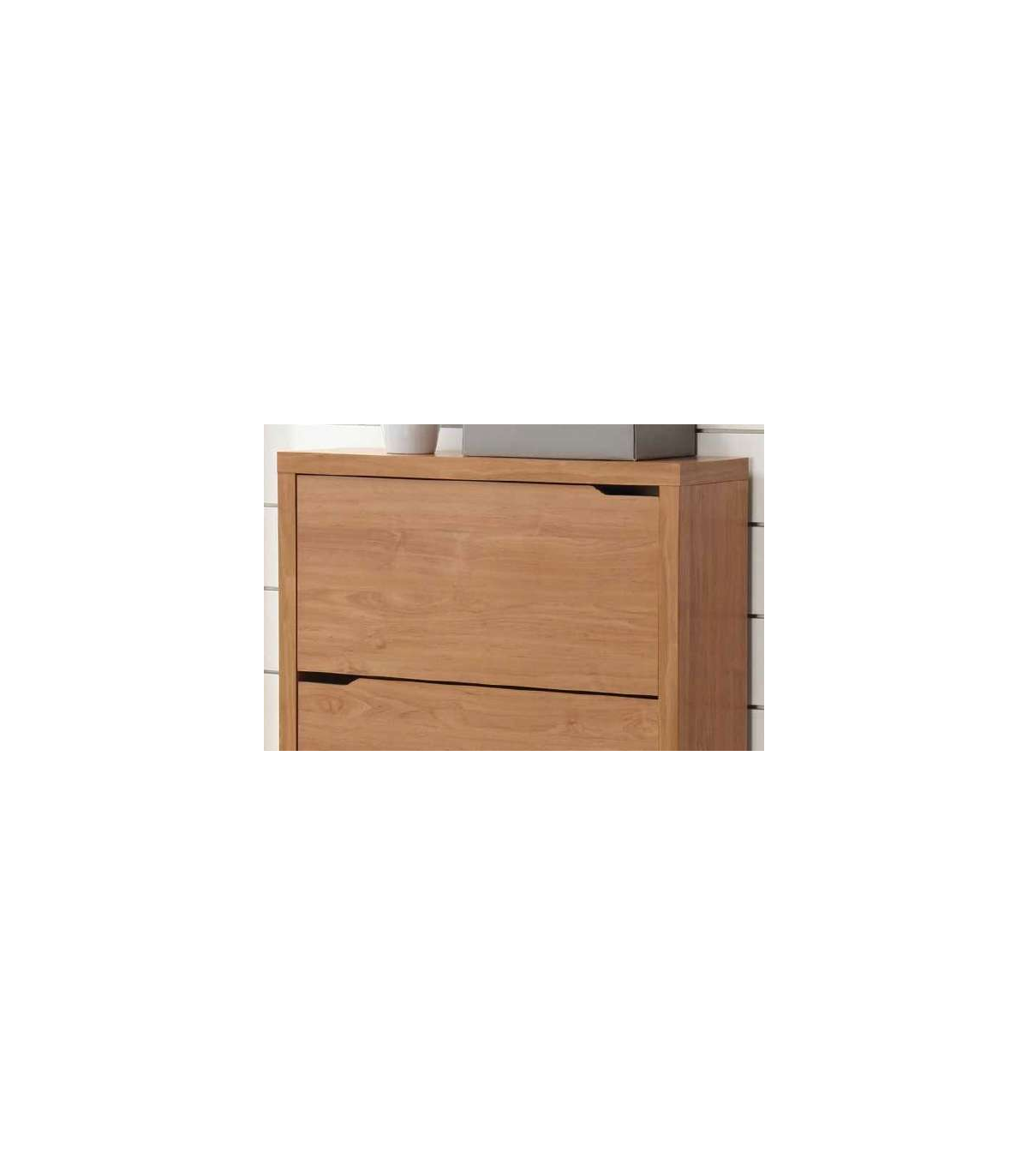 Zapatero 2 Puertas Kubox Acabado Maple, 79 Cm(ancho) 84 Cm(altura) 24 Cm(fondo)_3