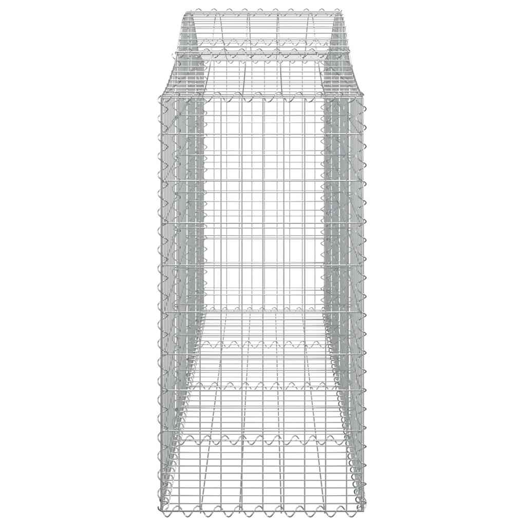 Cestas De Gaviones 18 Uds Forma De Arco Hierro 200x50x100/120cm_4