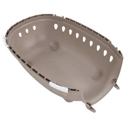 Vidaxl Trasportín De Mascotas Pp Blanco Y Marrón 50x34,5x32 Cm_5
