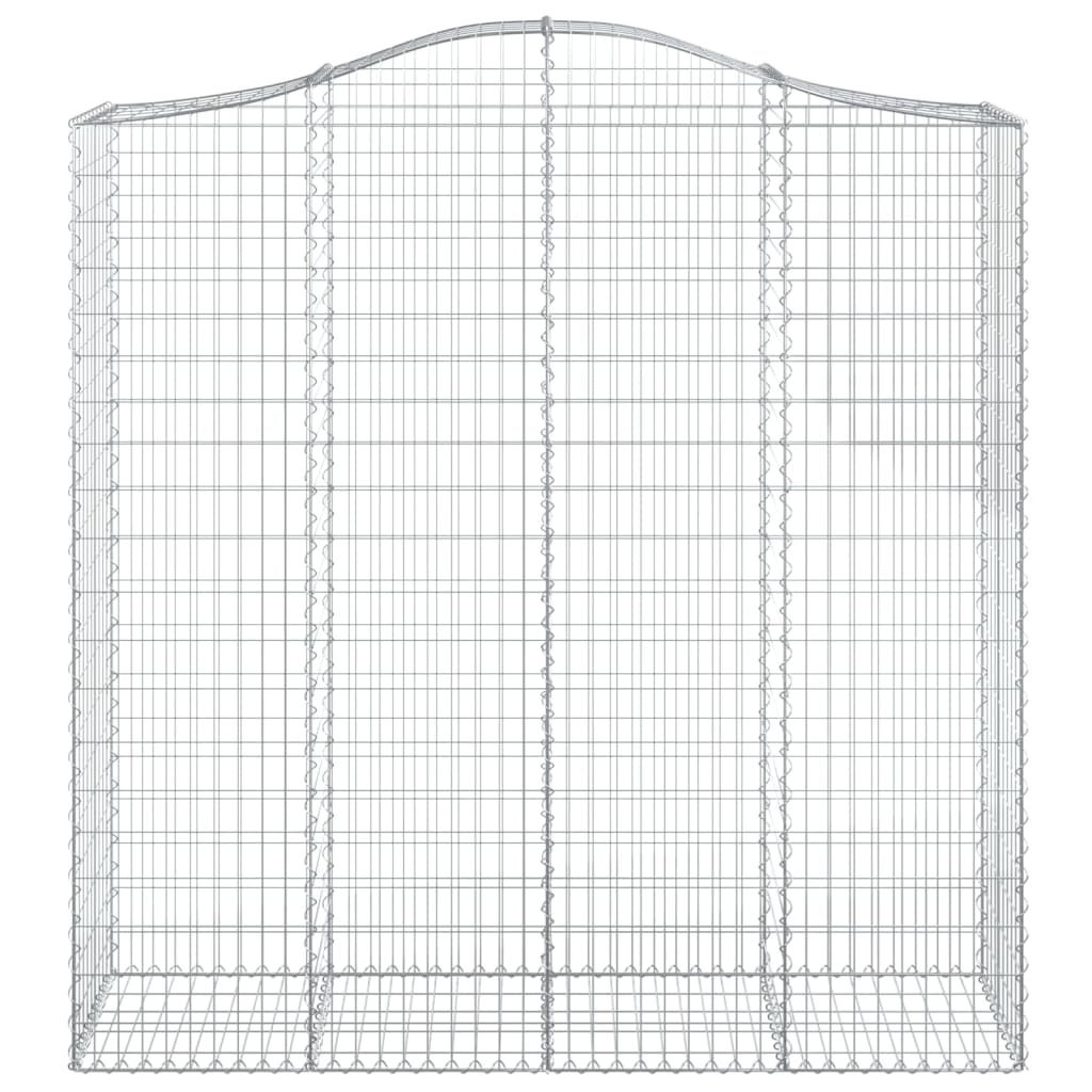 Cestas De Gaviones 5 Uds Forma De Arco Hierro 200x50x200/220 Cm_3