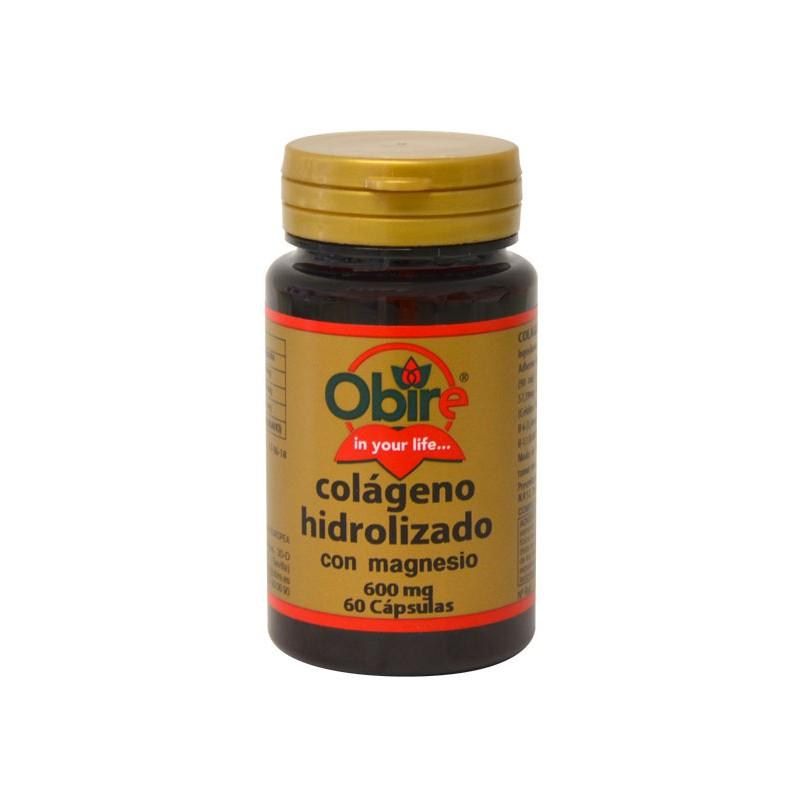 Colagénio marinho hidrolisado com magnésio Obire, 60 cápsulas