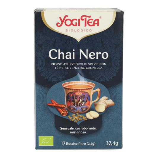 Yogi Tea BIO Black Chai, 17 saquetas de chá