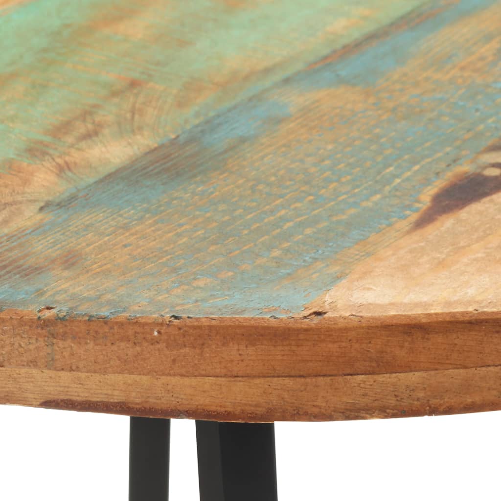 Mesa De Comedor De Madera Maciza Reciclada 80 Cm_1