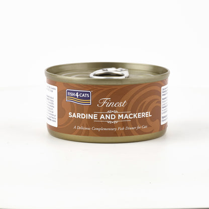 Fish4cats Filete Para Gato – Sardina Con Caballa 70 G (pack De 10)_3