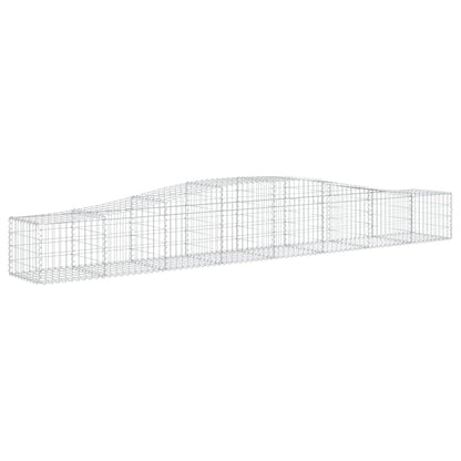 Cestas De Gaviones 6 Uds Forma De Arco Hierro 400x50x40/60 Cm_2